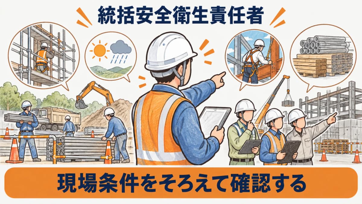 統括安全衛生責任者とは|建設業の元請が選任要否を確認する手順