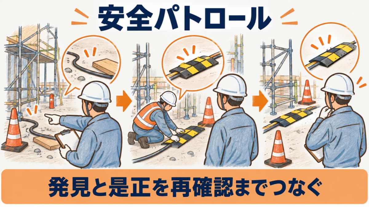工事安全パトロールのチェックリスト|建設業の元請が巡視で確認する順番
