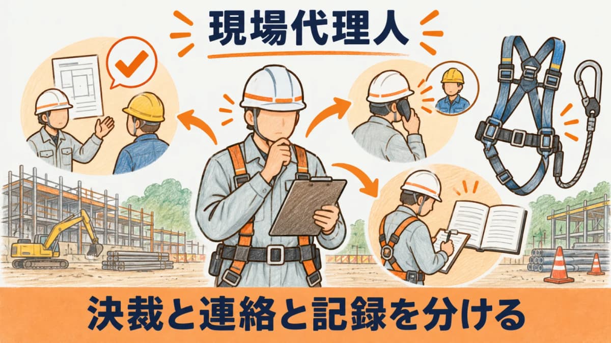 着工前に決裁連絡記録の担当を置く打合せ