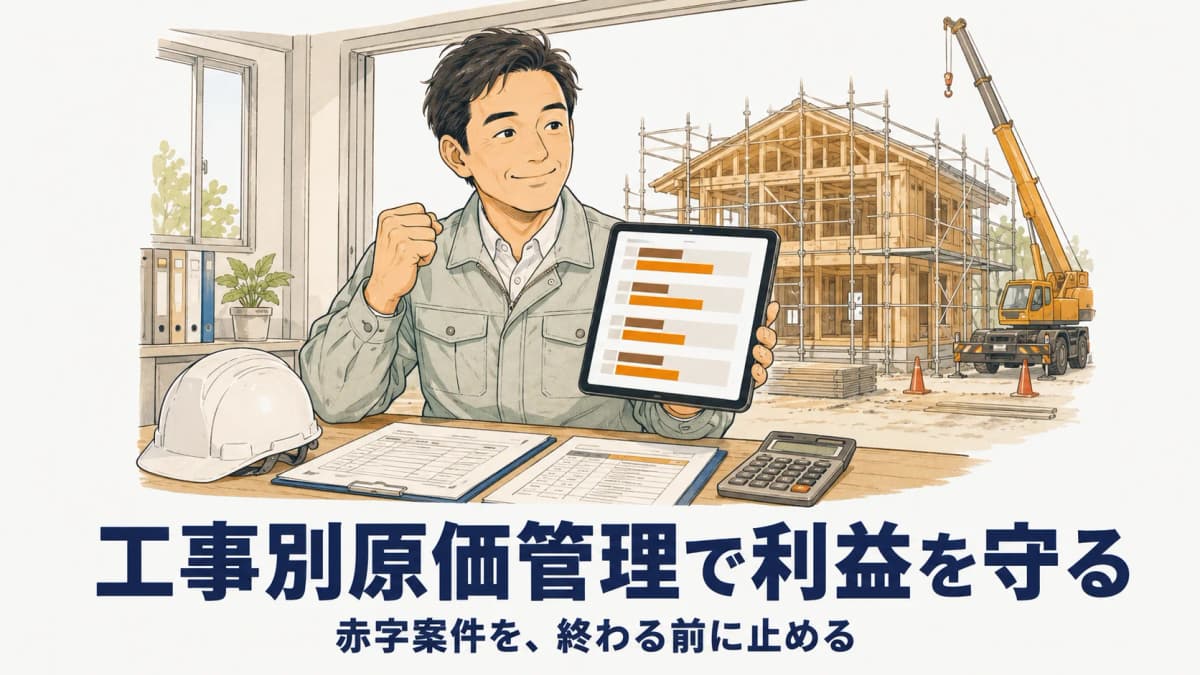 建設業の原価管理:工事別原価の把握から利益改善まで【2026年版】