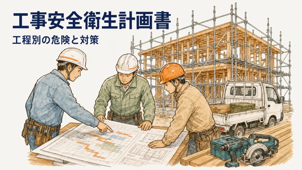 工事安全衛生計画書の書き方|法定書類との違いと作成手順【2026年版】