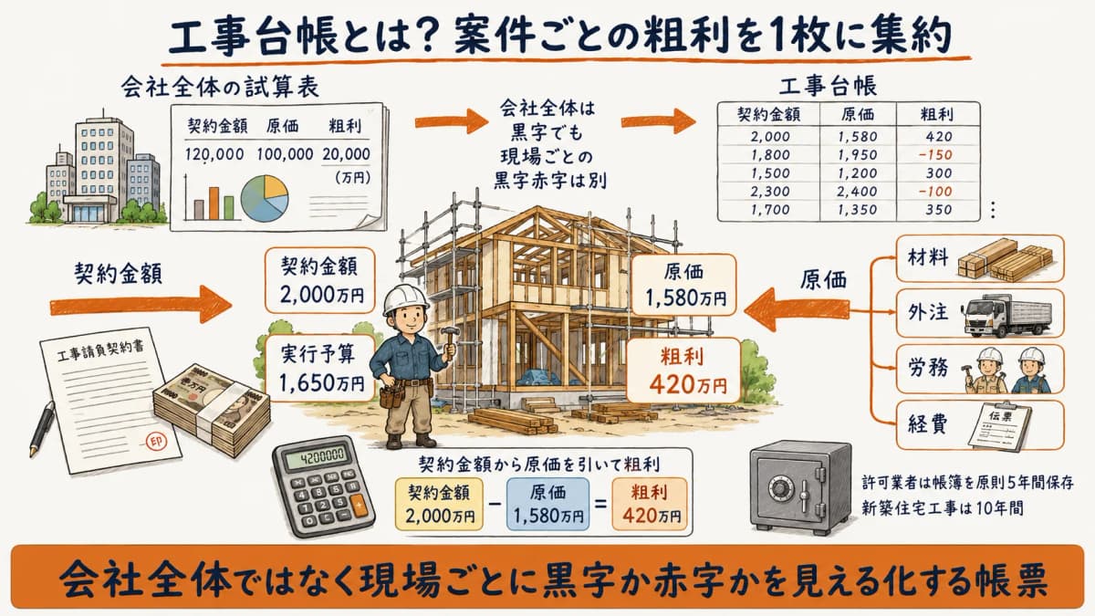 工事台帳の役割と全体像