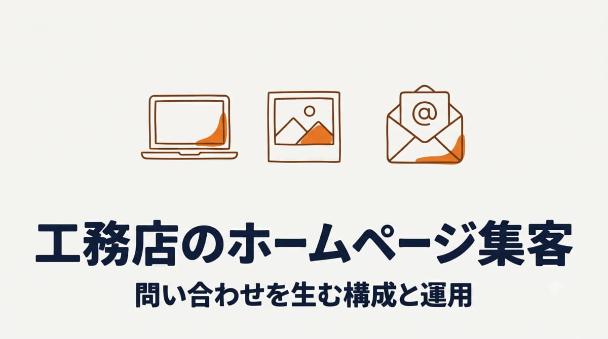 工務店がホームページで集客するには:問い合わせを生む構成と運用【2026年版】