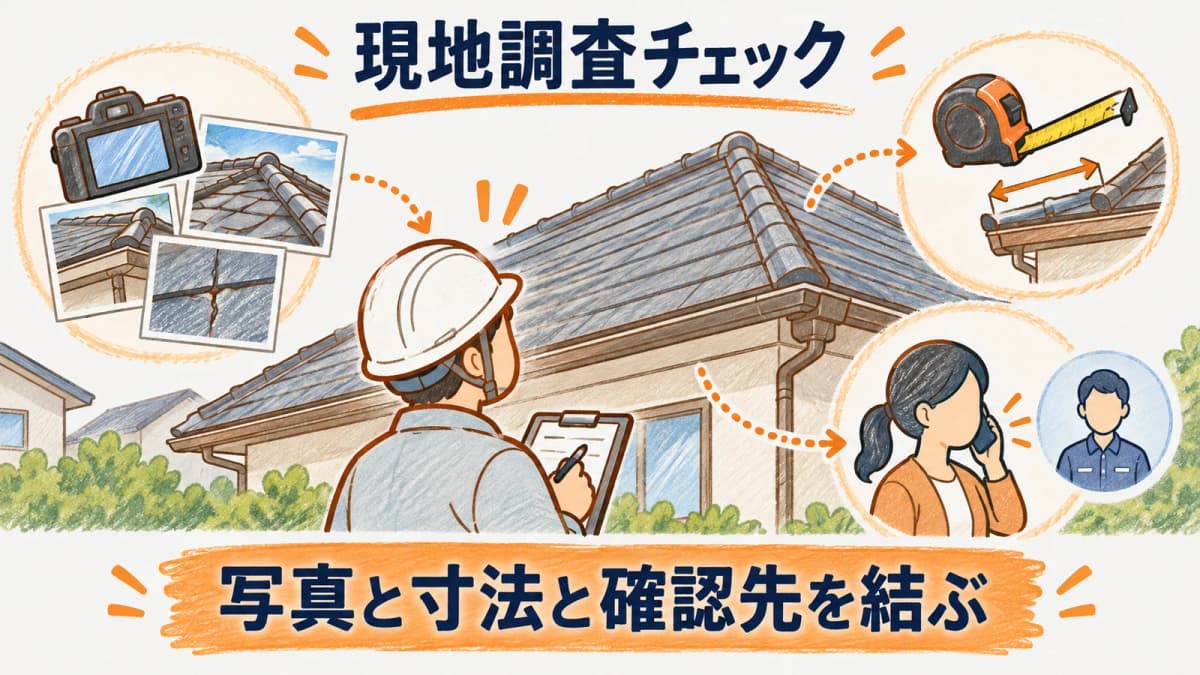 追加確認が必要な場合の連絡を決めるリフォーム調査
