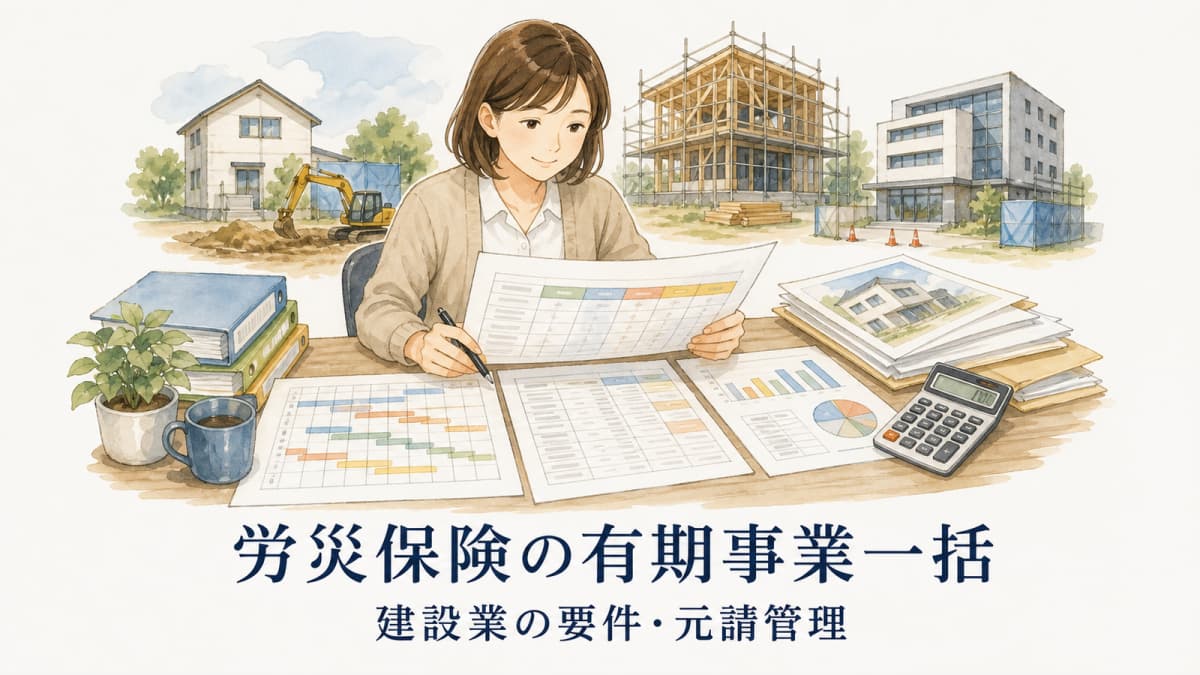 労災保険の有期事業一括|建設業の要件・元請管理【2026年版】