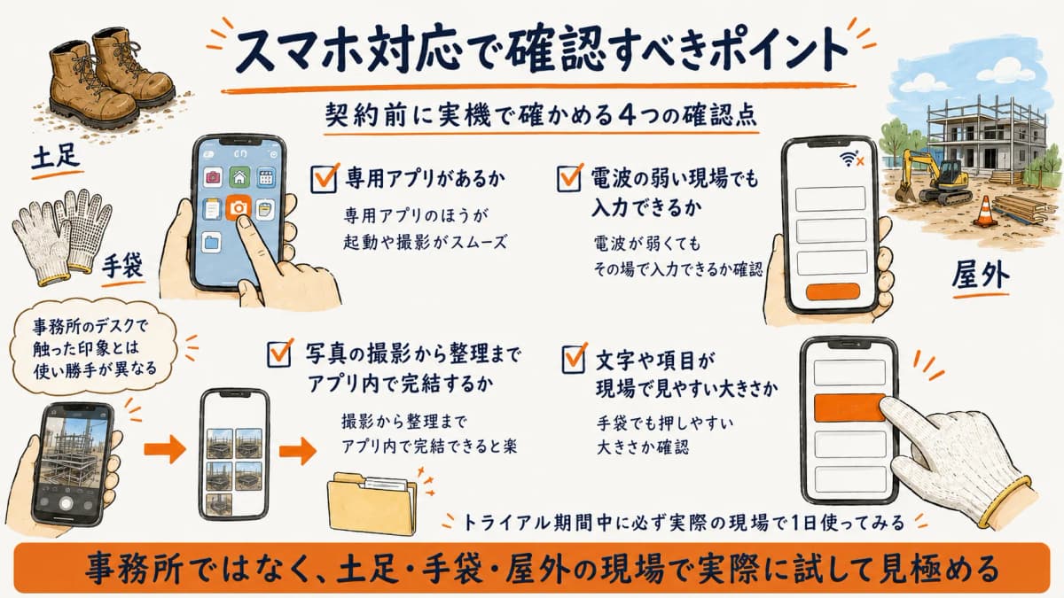 スマホ・モバイル対応で確認すべきポイント
